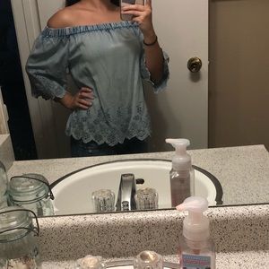 Off the shoulder top
